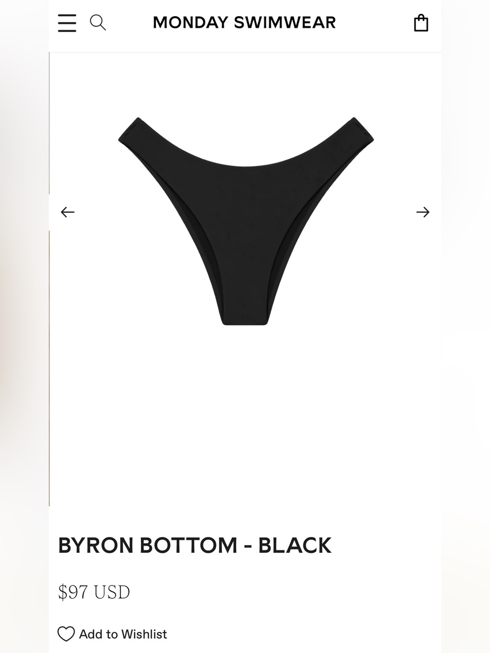 Monday Swimwear Men’s Black Rash Guard